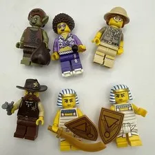 LEGO Minifigures Series 13 71008 Lot of 6 Egyptian Warrior Goblin Sheriff
