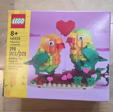 LEGO 40522 Valentine Lovebirds Set 298pcs Plastic Building Toy Box 8+