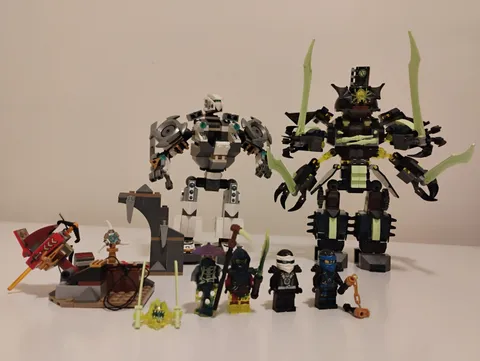 LEGO Ninjago Titan Mech Battle 70737 100% Complete Missing Nya and 1 Piece Rare!