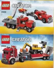 LEGO #31005 INSTRUCTION MANUAL ONLY Creator Construction Hauler