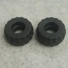 LEGO 56890 Tire 24 x 12 R Balloon 28290 Black x2 Genuine