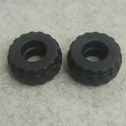 LEGO 56890 Tire 24 x 12 R Balloon 28290 Black x2 Genuine
