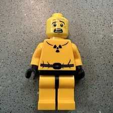 LEGO Series 4 Hazmat Guy COL061 Minifigure 8804-13 2011 Incomplete