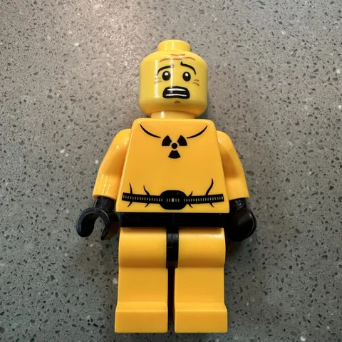 LEGO Series 4 Hazmat Guy COL061 Minifigure 8804-13 2011 Incomplete