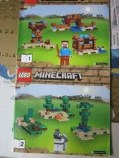  Lego System Building Instructions Instruction Minecraft 21135 Part 1 and 2 Part 1 and 2