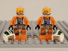 LEGO Star Wars Wedge Antilles Minifigure sw1081 Rebel Pilot 75268