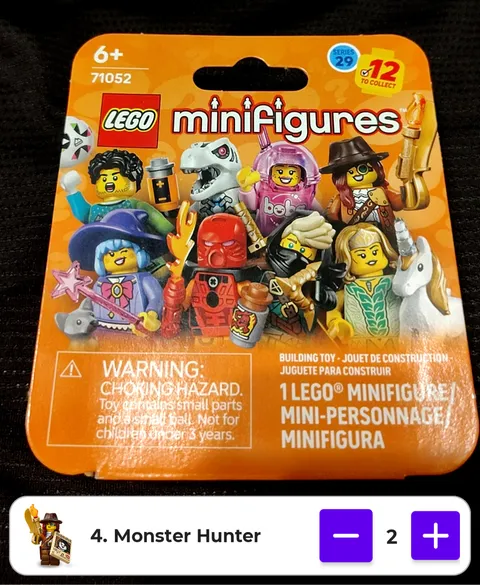 LEGO Minifigures 71052 - Series 29 - Monster Hunter - New / Sealed