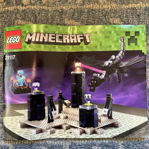 LEGO Minecraft 21117 The Ender Dragon Instruction Manual Only Complete Read