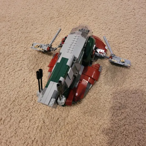 Lego Star Wars Slave 1 8097 2010 Release near complete NO Minifigs READ