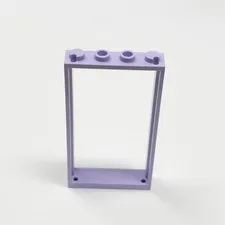 60596 LEGO Parts Door Frame 1x4x6 Type 2 LAVENDER (1)
