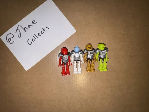 LEGO Hero Factory Minifigure Lot - Breez Stormer Rocka Furno BIONICLE