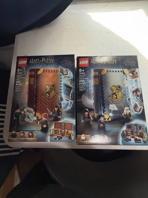 LEGO Harry Potter Hogwarts Moments 76382 Transfiguration & 76385 Charms Set
