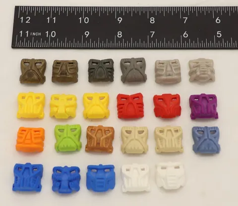 Lot of 23 Lego Bionicle Masks, L335