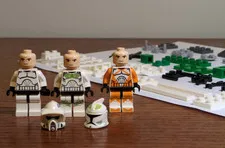 Lego Star Wars 7913 Clone Trooper Battle Pack sw0297 sw0298 sw0299 EUC