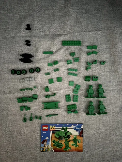 LEGO Set 7595 Toy Story - Army Men on Patrol- 100% COMPLETE w/ manual; no box