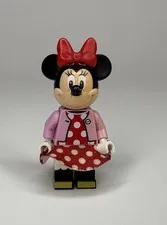 Lego Disney - Minnie Mouse Jacket Red Polka Dot Dress - Red Bow - Minifig