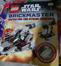 LEGO Star Wars Battle for the Stolen Crystals Brickmaster 2013 Book & LEGOs NEW