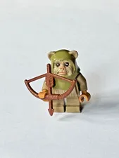 Lego Ewok Warrior Dark Tan Village Star Wars Minifigure From Set 75097