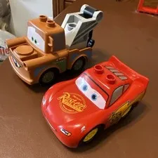 Lego Duplo Disney Pixar Cars Characters Lightning McQueen & Mater Tow Truck 