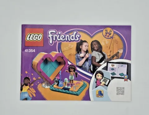 Lego Friends Andrea's Heart Box Set 41354 Instructions Only No Bricks 2019