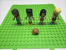 Lego Friends Minifigure LOT OF 4 ANDREA ALIYA MIA STEPHANIE