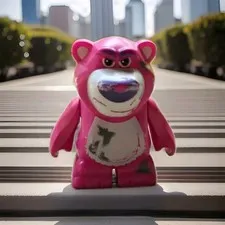 Lego Lotso With Dirt Stains Purple/Pink Minifigure 7596