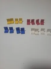 Lego Bundle 16 X Car Seats (yellow Red Blue White)