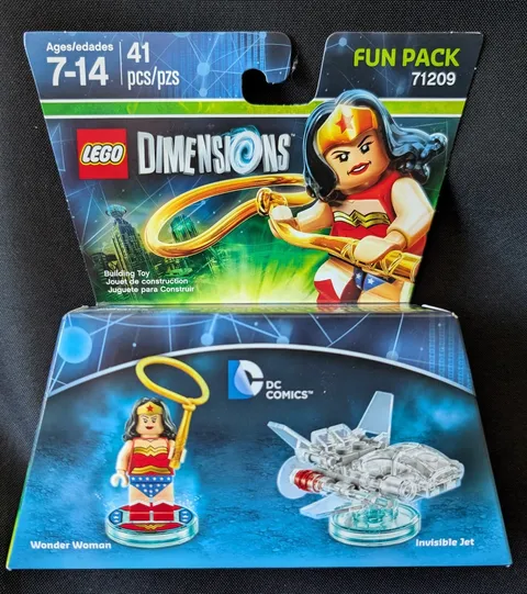 Lego Dimensions Fun Pack 71209 Wonder Woman Invisible Jet NEW Sealed Set DC