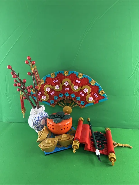 LEGO 80117 The Spring Chinese Festival: Good Fortune Complete Set ( NO MANUAL )