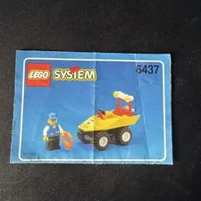 LEGO System Instruction Manual Booklet 6437