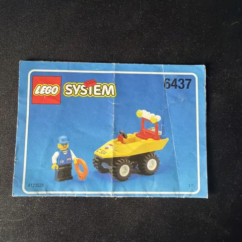 LEGO System Instruction Manual Booklet 6437