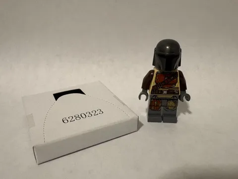 LEGO Star Wars Mandalorian Brown Durasteel Armor Minifigure sw1057 75254 75292