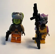 LEGO Star Wars Rebels Hera Syndulla and Zeb Orrelios blasters included