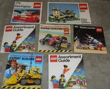 ~7~ Vintage Lego/Legos Manual/s~Rocket Launcher/Expert Buildiers +
