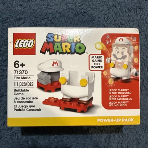 NEW Sealed - LEGO Super Mario 71370 - FIRE MARIO - RARE Power-Up Pack
