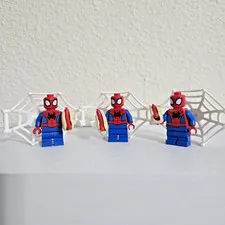 Lot of 3: LEGO Spider-Man Minifigure ONLY from set 10782 Spidey Amazing Friends