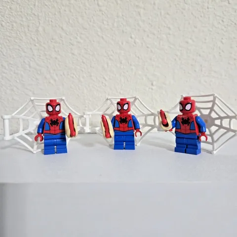Lot of 3: LEGO Spider-Man Minifigure ONLY from set 10782 Spidey Amazing Friends
