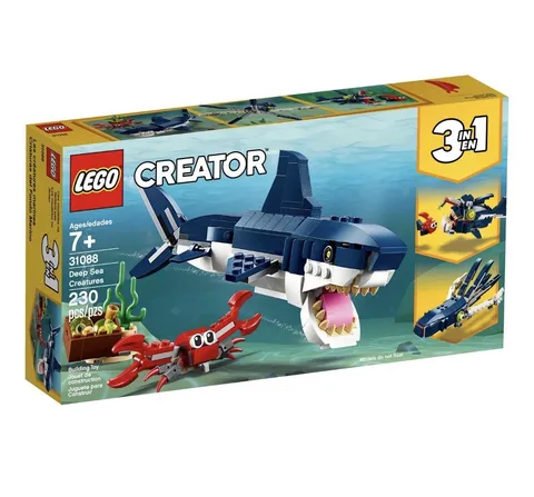 LEGO Creator 31088 Deep Sea Creatures Retired 3 In 1 Set Brand New In Sealed Box
