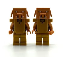 LEGO Minecraft: 2x 21168 Piglin - Pearl Gold Legs and Armor Minifigure MIN096