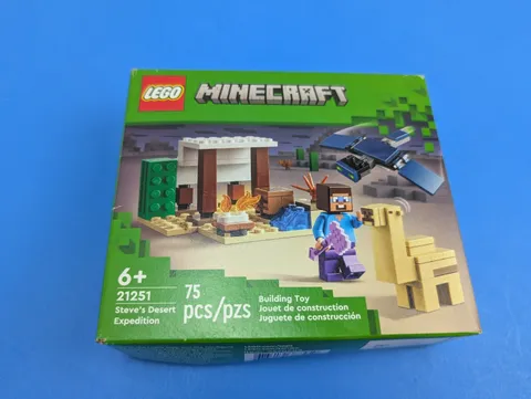 LEGO Minecraft 21251 Steve's Desert Expedition 75pc