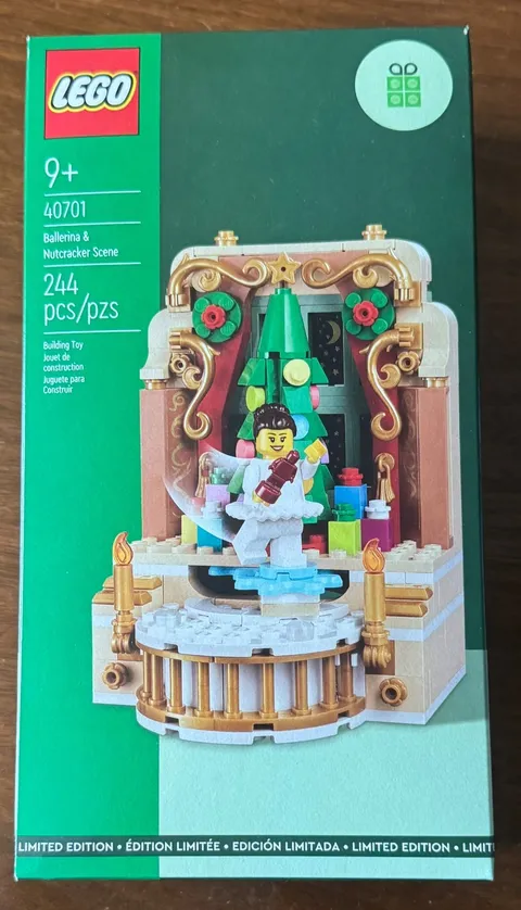 LEGO 40701 Christmas Ballerina & Nutcracker Scene - Sealed / New / Promotional