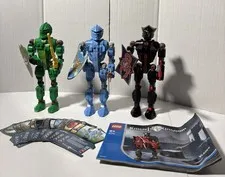 LEGO Knights' Kingdom II Jayko Rascus Vladek Complete Sets + 12 Cards