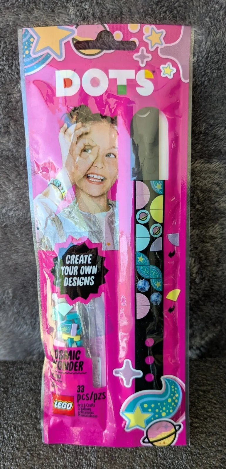 LEGO DOTS Cosmic Wonder Bracelet 41903 33 Pcs New In Package 
