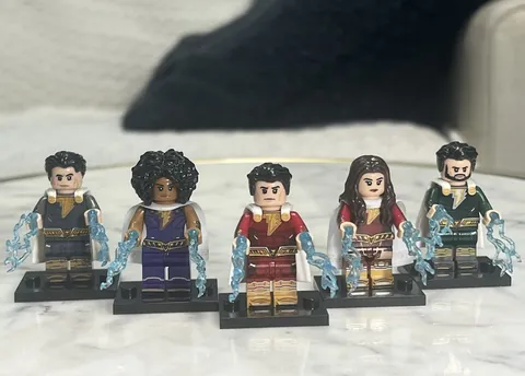 Lego Shazaam Fury of the Gods Custom Printed Minifigure Lot DC Comics Marvel