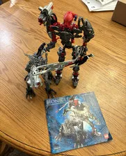 LEGO BIONICLE 8924 Maxilos & Spinax Warriors Set w/ Manual 256 pcs Retired