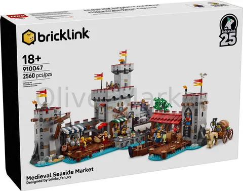 Lego 910047 Bricklink Medieval Seaside Market 2560pcs