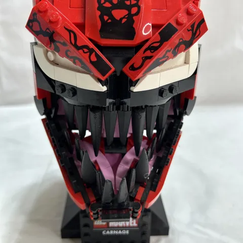 LEGO Super Heroes: Carnage (76199) bust - fully assembled - no box or instruc.