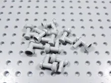LEGO Lot of 10 Light Bluish Gray Tap 1x1 Nozzle End Spigot BB