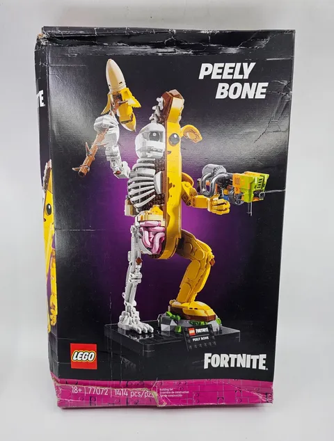 LEGO Fortnite Peely Bone 77072 1414 pcs 18+ Complete Set - BOX DAMAGE