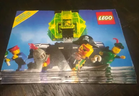 ⭐(1×)Lego Pirates Castle Town English 1991 Small Catalog⭐